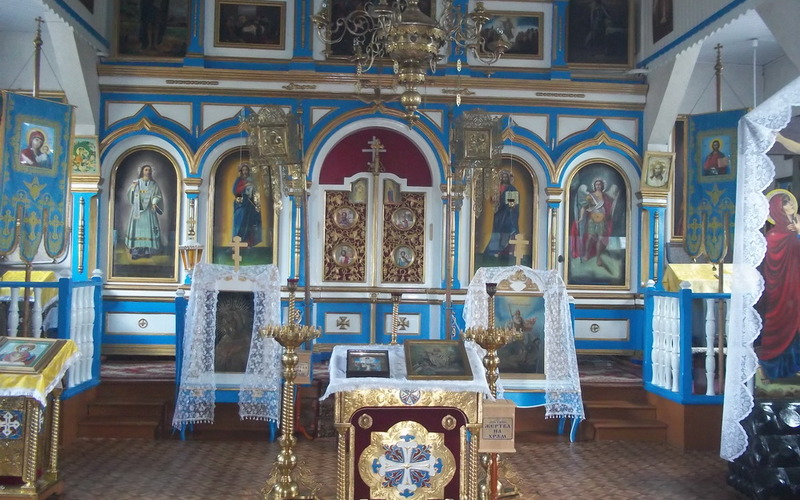 Церковь Успения Пресвятой Богородицы внутри