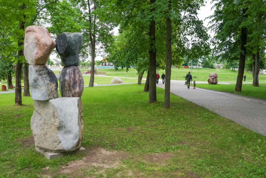 Сад камней в Сморгони